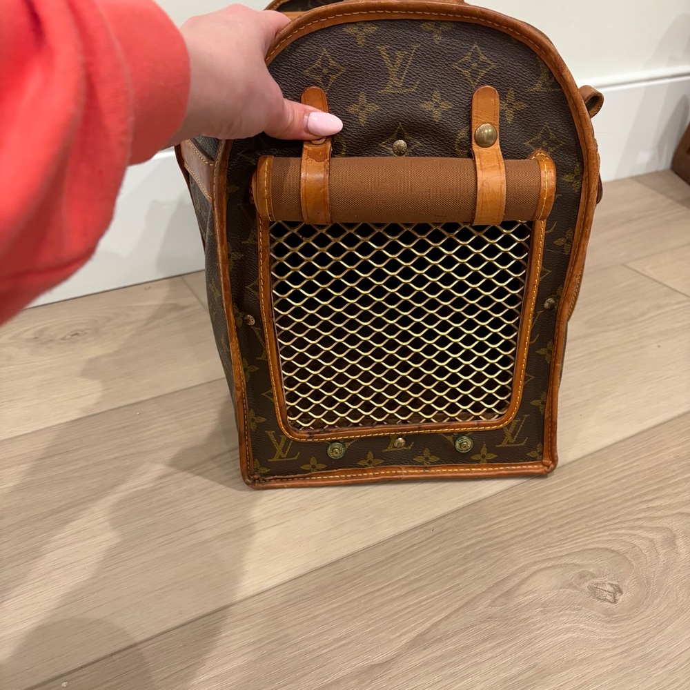 Rare Vintage Louis Vuitton Sac Chien 40 Canvas Pet Bag - Picture 8 of 16